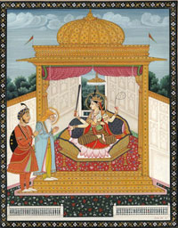  Maharaja Ranjit Singh Worshipping Devi